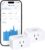 TP-Link Tapo Smart Plug Mini, Matter Compatible, Compatible with Alexa, Google Home & Samsung SmartThings, Energy Monitoring, 15A, UL Certified, 2.4G Wi-Fi Only, Tapo P110M(2-Pack)