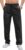 SILKWORLD Sweatpants for Men Zipper Cargo Pockets Joggers Open Bottom Casual Pants for Athletic, Jogging, Running, Workout