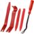 GOOACC 5 PCS Nylon Auto Trim Removal Tool Kit No-Scratch Removal Tool Kit for Car Panel & Audio Dashboard Dismantle Red
