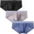 HOOFESAN Men’s Briefs Underwear Silky Bikinis Thongs No Fly Pouch Moisture-Wicking Underpants for Men Multi pack