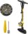 Topeak JoeBlow Sport III High-Pressure Bike Floor Pump – 160 PSI, Durable Steel Barrel, 3” Analog Gauge, TwinHead DX5 Pump Head, Long Hose, Ergonomic Handle, Fits Presta, Schrader, & Dunlop Valves