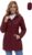 ZMC Women’s Packable Lightweight Puffer Jacket with Hood, Mid-Length Quilted Winter Coat with Zipper Pockets