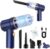 KMM Handheld Car Vacuum Cleaner, 9000Pa Vacuum Cleaner and Air Duster, 120W High Power Hand Held Vacuum with LED Light and Multi-Nozzles for Car, Home, Office, Pet