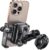 Lamicall Motorcycle Phone Mount Holder – [All Metal] [Anti Shake] [Extendable Arm] Bike Phone Holder Handlebar Clamp, Bicycle Cell Phone Mount, Gifts for iPhone 17 16 Pro Max, Galaxy, 4.7-7.2″ Phones