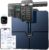 RENPHO Smart Scale for Body Weight, 8-Electrode Body Composition Scale with BMI, Body Fat, Muscle Mass, Rechargeable Body Fat Scale with Full-Color TFT LCD on Handle, MorphoScan Nova, Dark Blue