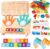 Montessori Math & Spelling Learning Toys for Kids 3+ Years -Wooden Number Counting Blocks, ABC Letter Matching Game, Math Manipulatives, Preschool Educational Toys, Homeschool Supplies, Gift for Kids