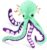 Fuufome Squeaky Plush Dog Toys, Soft Fabric Toys for Puppy, Small and Medium Dogs, Interactive Daily Companionship Training Reward Birthday Gift