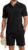 JMIERR Men’s Summer Beach Outfits 2 Piece Jacquard Knit Lounge Short Sleeve Shirts & Shorts Vacation Texture Sets