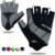 Souke Sports Cycling Bike Gloves – Padded Half Finger Bicycle Gloves with Shock-Absorbing, Anti-Slip, Breathable MTB & Road Biking Features for Men & Women