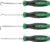 SK 4 Piece Hook and Pick Set, Straight Pick, Offset Pick, 90°Pick and Hook, Ideal for Auto and Electronics Maintenance Tools