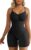 SHAPERX Shapewear for Women Tummy Control Bodysuit Mid Thigh Body Shaper Shorts for a Lifted Look