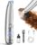 oneisall Dog Paw Trimmer, 2-Speed Up to 6500 RPM, 35dB Low-Noise Safe Pet Paw Trimmers with Curved Blade and LED Light, Cordless Pet Grooming Paw Clipper for Dogs, Cats, Paws, Ears, Face, Rump