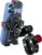 BRCOVAN Metal Anti-Theft Motorcycle Phone Mount with Vibration Dampener & High-Speed Secure Lock, Adjustable Aluminum Alloy Motorcycle Cellphone Holder for Bike Scooter ATV UTV Fit 4.7”-7.2” Phones