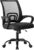 OLIXIS Office Desk Chair – Ergonomic Mid Back with Lumbar Support & Rocking Mode, Height Adjustable with Fixed Armrest, Storage Back for Computer, Gaming, Conference, Meeting, 360° Swivel, Black