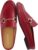 CUSHIONAIRE Yummy Slip On Womens Mules, Business Casual Loafers for Women with Low Heel and Metal Chain Detail – [Run Small Size Up]
