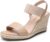 DREAM PAIRS Womens Open Toe Espadrilles Dressy Platform Sandals Slip on Elastic Ankle Strap Wedges Sandals