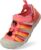 DREAM PAIRS Boys Girls Outdoor Athletic Sport Sandals Summer Hiking Beach Casual Closed Toe Rainbow Multicolor for Toddler/Little/Big Kids