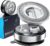 Wigoo Vacuum Magnetic Phone Holder for Car for Magsafe [80LBS Suction & 3000gf Magnetic] 360° Adjustable Car Phone Mount, for iPhone 17 Pro Max 16 15 14 13 12 Air Plus, Silver