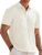 JMIERR Mens Casual Polo Shirt Summer Short Sleeve Vacation Button Beach Knit Stretchy Golf Shirts
