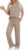 Ekouaer Womens Ribbed Knit Lounge Set Short Sleeve Top and Long Pants Sleepwear Pajama Set Two Piece Matching Outfits Set