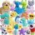 HDMOTU Pack of 26 Soft Small Medium Dog Squeaky Toys,Cute Puppy Favorite Comfortable Squeakers Toy,Multicolored for Puppy