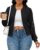 PerZeal Women Casual Full Zip Up Comfy Loose Long Sleeve Sweatshirt Coat Jacket with Pockets