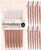 Kitsch Dermaplane Razor for Women Face – Face Razors for Women & Men, Eye Brow Razors & Face Shaver – Exfoliating Facial Razor & Dermaplaner as Skin Care Tool for Smoother Skin – Terracotta, 12 pcs