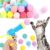 MeoHui 31Pcs Cat Ball Toy Launcher Gun,Cat Balls Fetch Toy,30Pcs Plush Fuzzy Balls Launcher Cat Toy for Cats with 1 Gun,Funny Interactive Cat Toys for Bored Indoor Adult Cats,Cute Kitten Kitty Toys