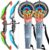 TEMI Bow and Arrow Set for Kids – Archery Toy Set – LED Light Up with Suction Cup Arrows, Target & Quiver, Indoor and Outdoor Toys for Children Boys Girls