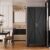 QINPTWUT 71″ Storage Cabinet with Doors and Shelves, Tall Pantry Cabinet in Black with 2 Doors & 4 Adjustable Shelves, All-Steel Farmhouse Cupboard for Kitchen, Living Room,Home Office,Garage