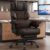 Vonesse Big and Tall Office Chair, Desk Chair with Soft Adjustable Armrests, Ergonomic High Back Gaming Chair with Lumbar Support, Executive Computer Chairs with Footrest (PU Leather, Brown)