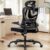 HUANUO Ergonomic Office Chair, High Back Computer Desk Chair with Adjustable Lumbar Support and Headrest, Comfy Gaming Chair with 3D Armrests, Home Office Rolling Chair, Max Load 300 lbs