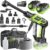 Cordless Portable Washer-Brushless Motor, 2X4000mAh Batteries & Fast Charger, 6-in-1 Nozzle, Rotating Nozzle, 16.4FT Hose & Storage Case, Handheld Car Cleaning Tool for Car/Home/Patio & Garden