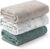 Muslin Swaddle Blankets for Newborn, 3 Pack Breathable Soft Receiving Blanket, Large 38 x 40 inches Swaddle Wrap Burping Clothes, Essentials Infant Shower Items, Toddler Gift (Bright Colors)