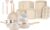 Bakken-Swiss 20-Piece Kitchen Cookware Set – Granite Non-Stick – Eco-Friendly – for All Stoves & Oven-Safe