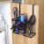 YIGII Hair Dryer Holder – Hair Tool Organizer 3-in-1 Blow Dryer Holder Adjustable Height, Bathroom Organizer Wall Mounted/Cabinet Door for Flat/Curling Irons, Hair Straighteners
