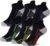 SeeyAN Kids Socks Boys Ankle Athletic Half Cushioned Low Cut Sport Cotton Breathable Socks 6 Pairs