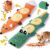 XIUGOAL Dog Toys for Aggressive Chewers, 2 Pack No Stuffing Dog Toys for Boredom and Teething, Squeaky Chew Toy for Small, Medium Breed to Keep Them Busy