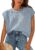 PRETTYGARDEN Womens Spring Tops 2026 Summer Shirts Crochet Cap Sleeve Sweater Pullover Cute Beach Vacation Clothes